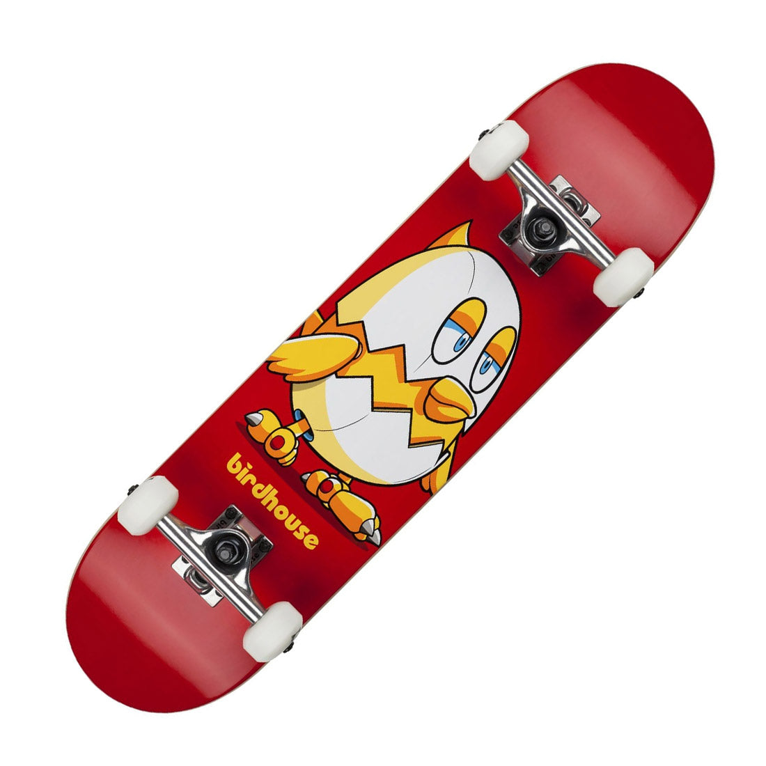 Birdhouse LV1 Chicken 7.375 Mini Complete - Red Skateboard Completes Junior