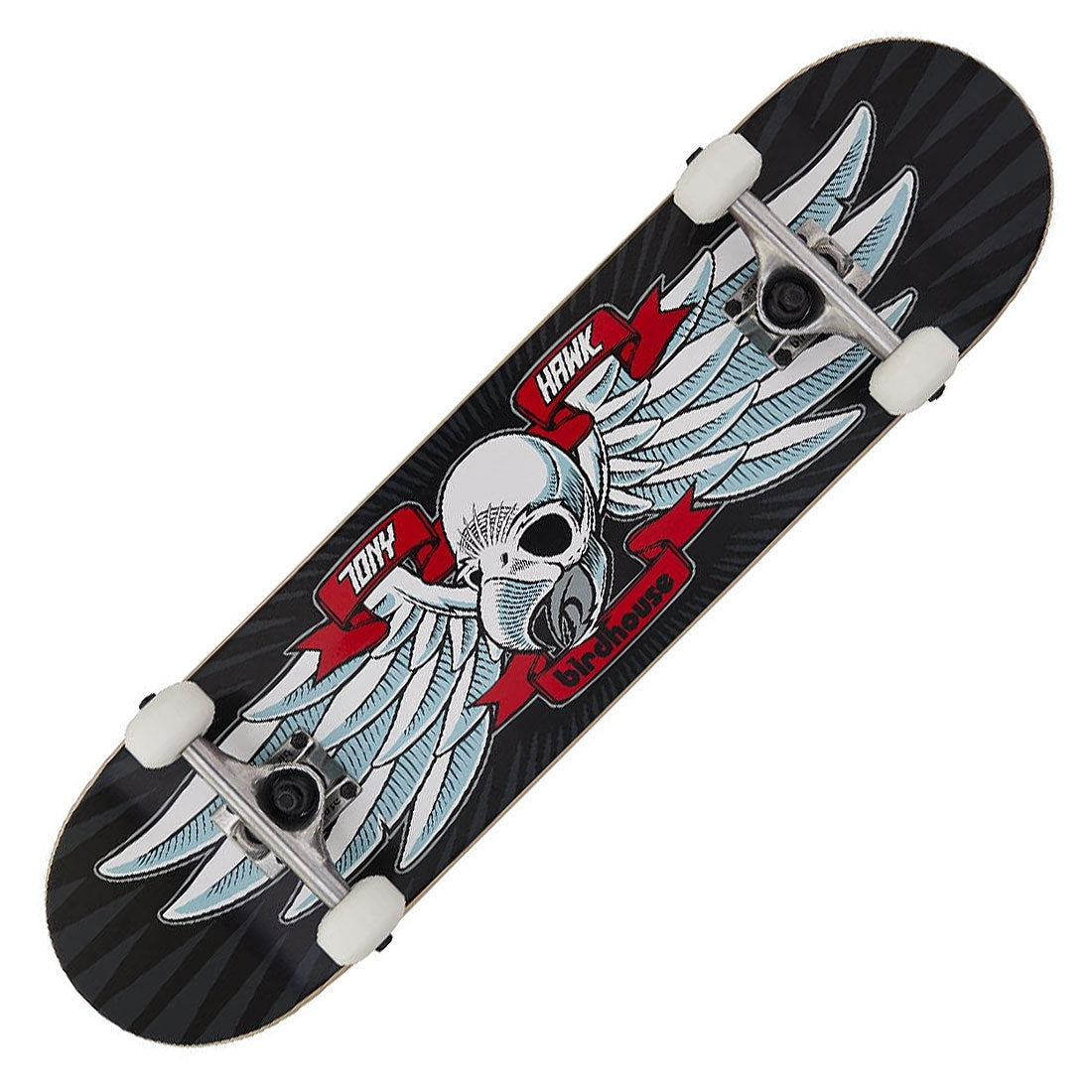 Birdhouse LV1 Flying Falcon 7.5 Complete - Black Skateboard Completes Modern Street