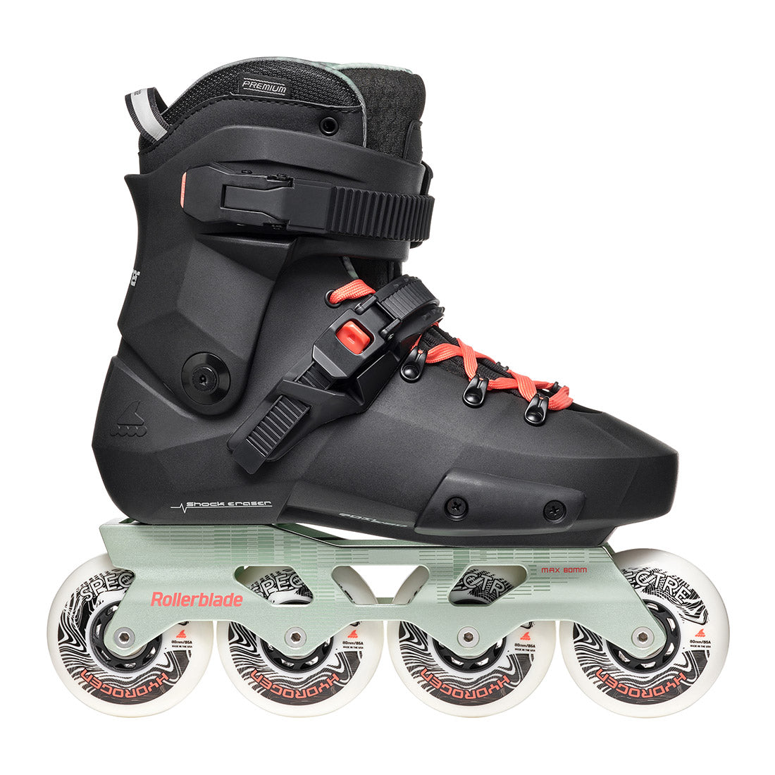 Rollerblade Twister XT W - Black/Mint Inline Rec Skates