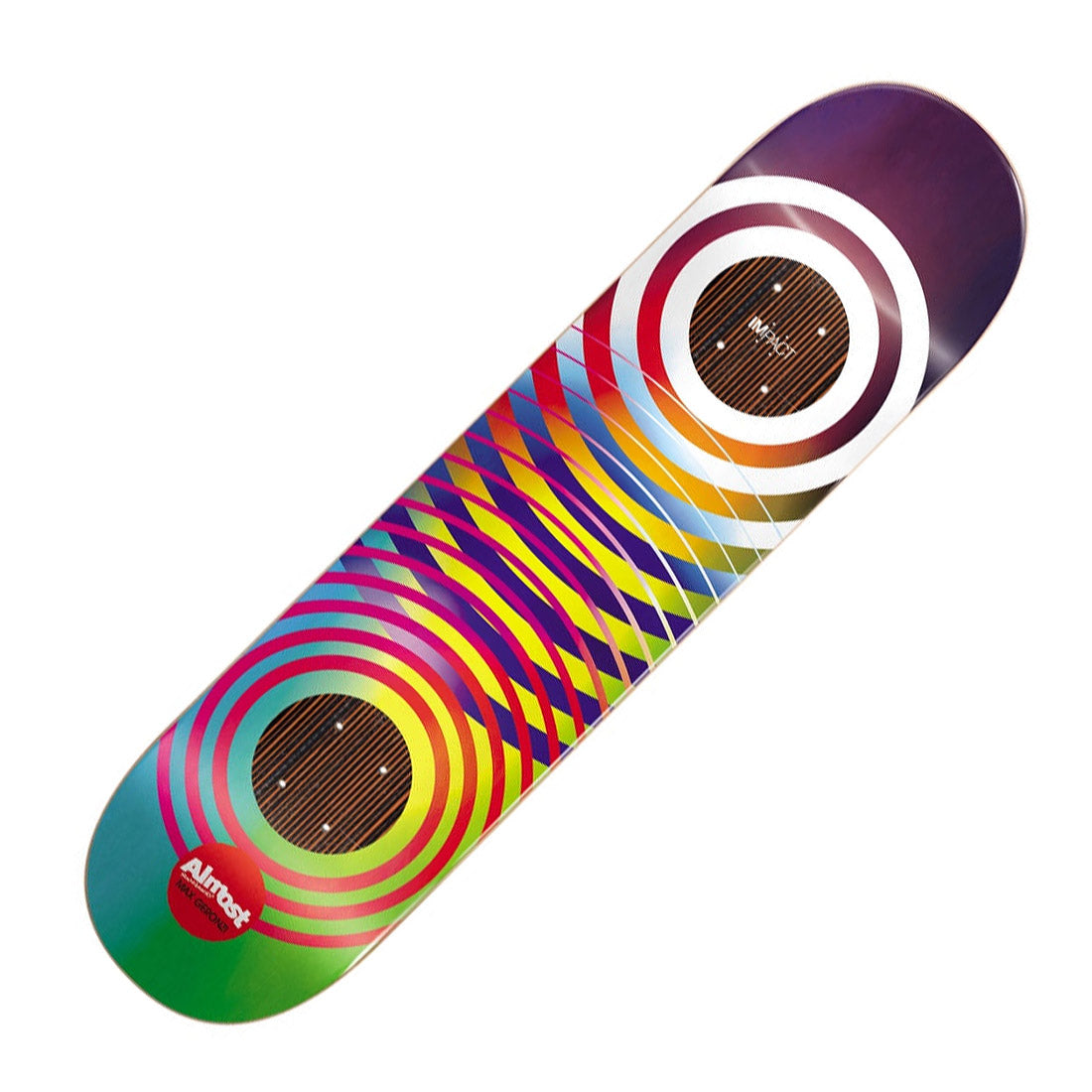 Almost Gradient Rings 8.0 Impact Deck - Geronzi Skateboard Decks Modern Street