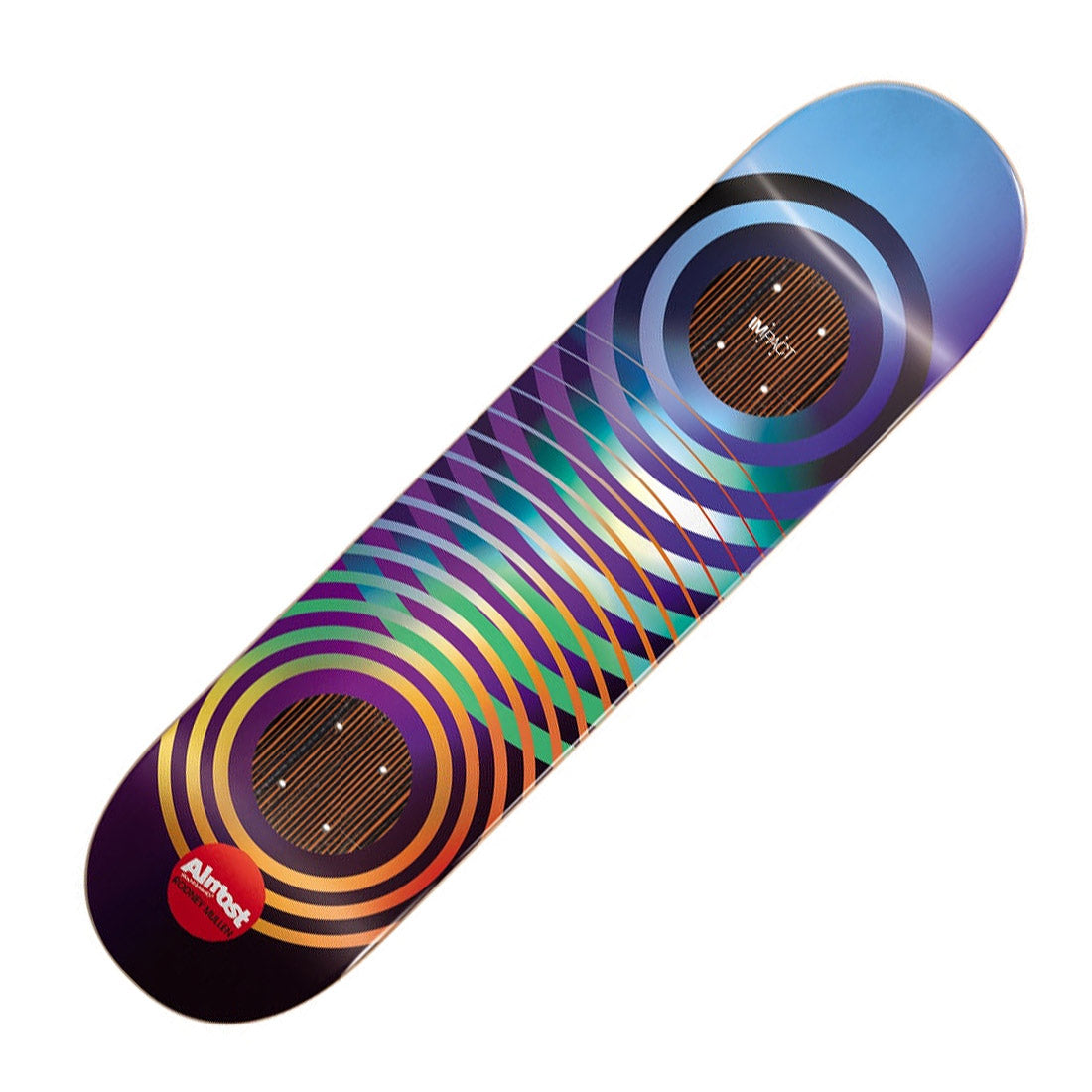 Almost Gradient Rings 8.25 Impact Deck - Mullen Skateboard Decks Modern Street