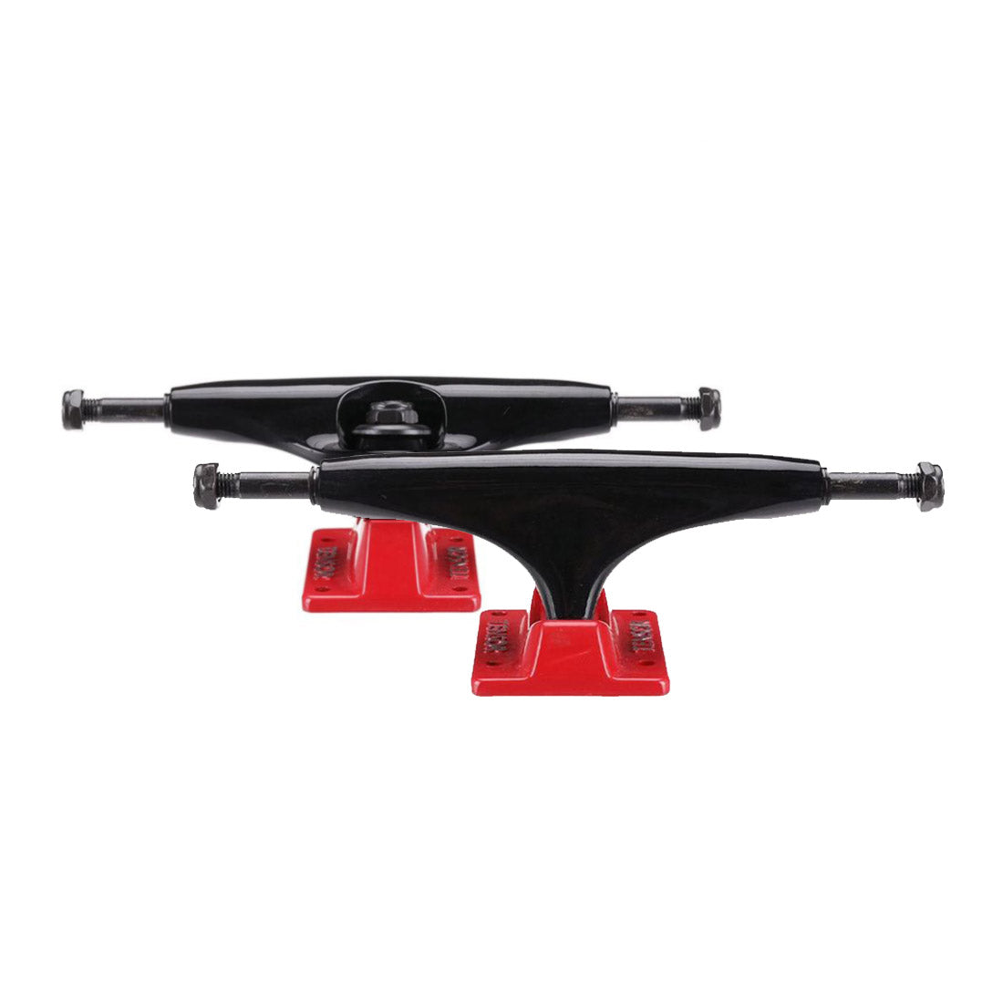 Tensor Alloys Skateboard Trucks - Black/Red Skateboard Trucks