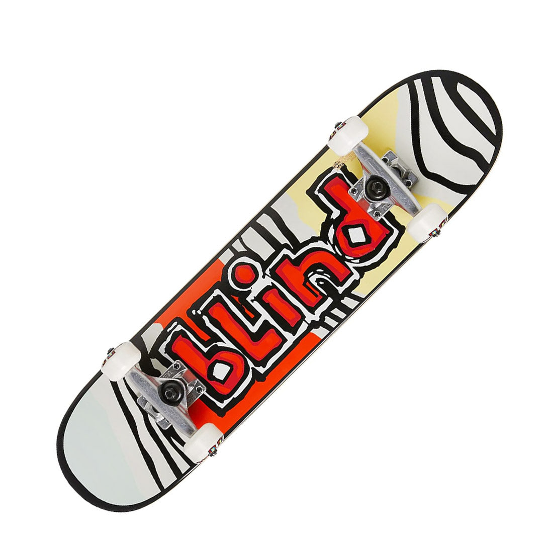 Blind OG Tiger Stripe 7.0 FP Youth Complete - Red/Orange Skateboard Completes Junior