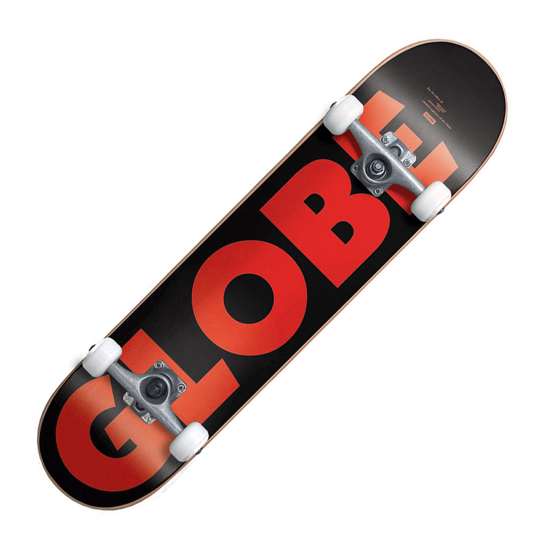 Globe G0 Fubar 7.75 Complete - Black/Red Skateboard Completes Modern Street