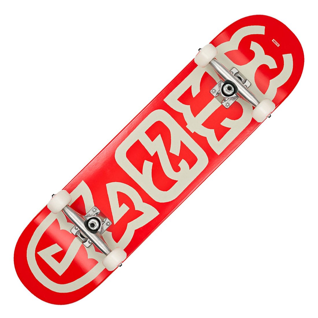 Globe G0 Heyman 8.0 Complete - Red/Off White Skateboard Completes Modern Street