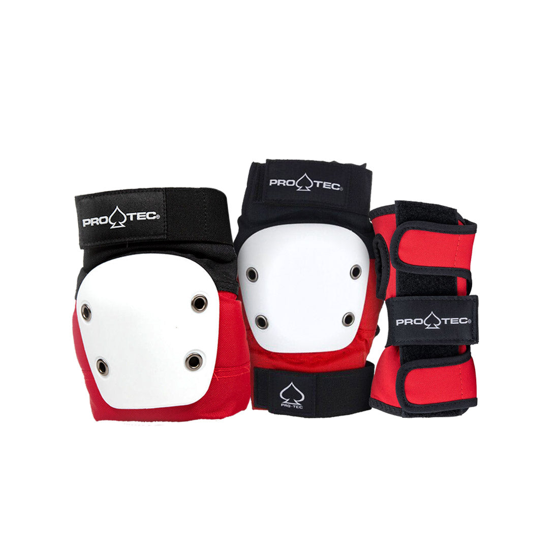 Pro-Tec Street Junior Tri-Pack - Red/Black Protective Gear