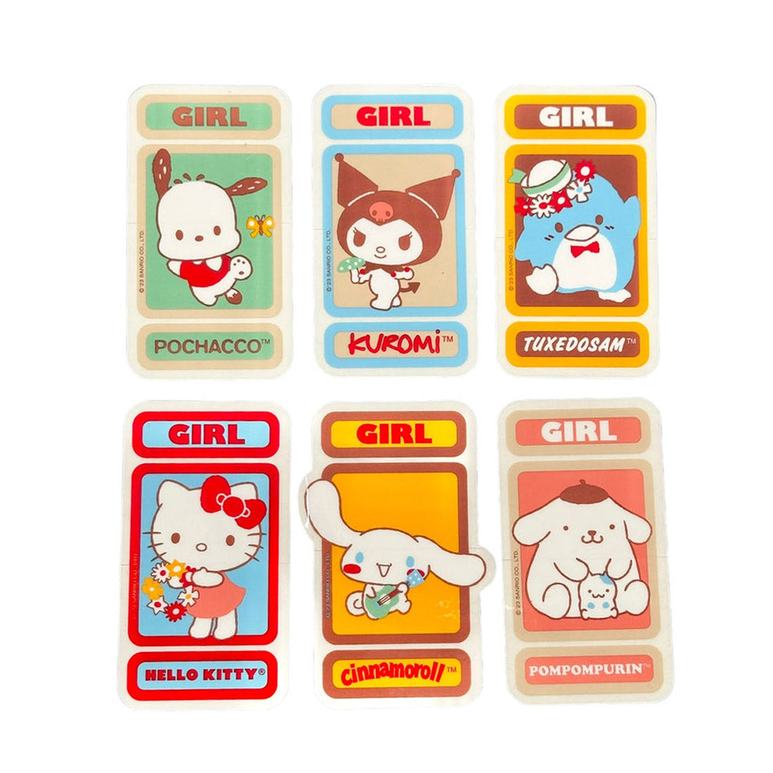 Girl x Sanrio Hello Kitty Friends Sticker Stickers