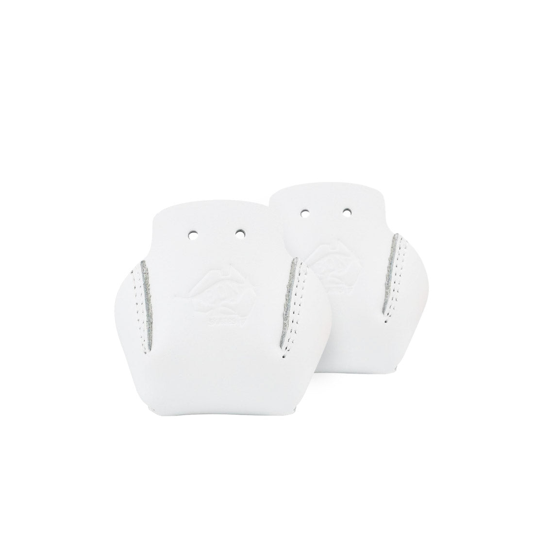 Bont Toe Caps Stitched Leather 2pk White Roller Skate Hardware and Parts