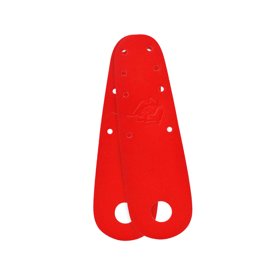 Bont Toe Guards Flat Leather 2pk Siren Red Roller Skate Hardware and Parts