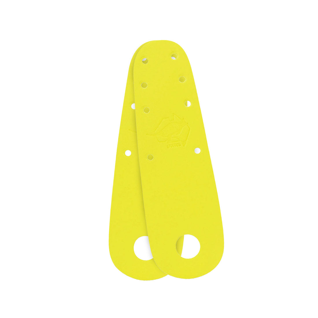 Bont Toe Guards Flat Leather 2pk Super Yellow Roller Skate Hardware and Parts