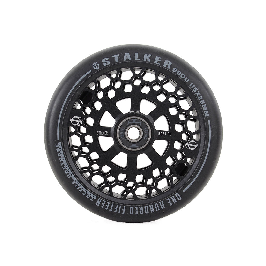 Oath Stalker 115mm Wheel - Satin Black Scooter Wheels