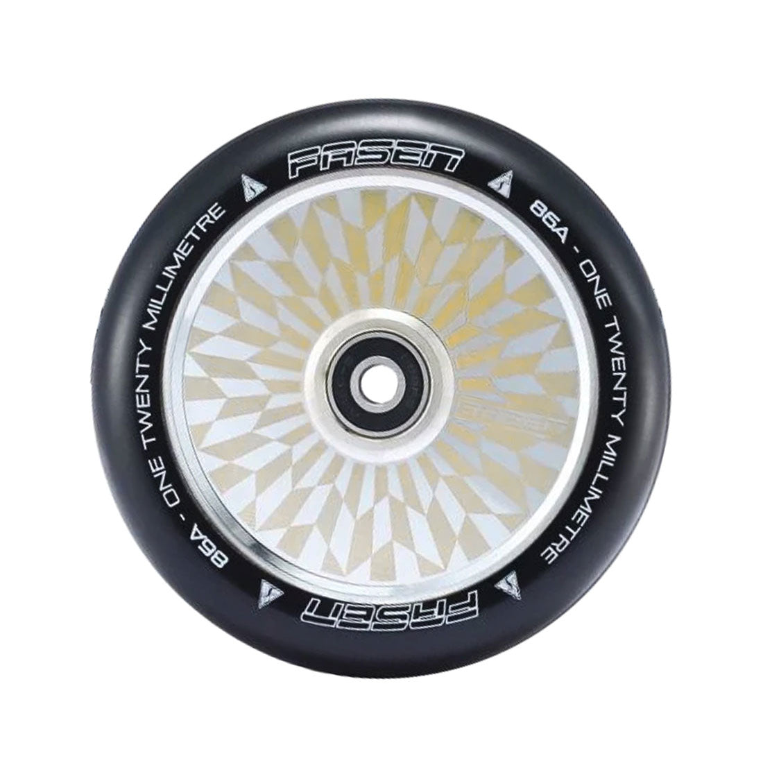 Fasen Hollow 120mm Hypno Offset - Chrome Scooter Wheels