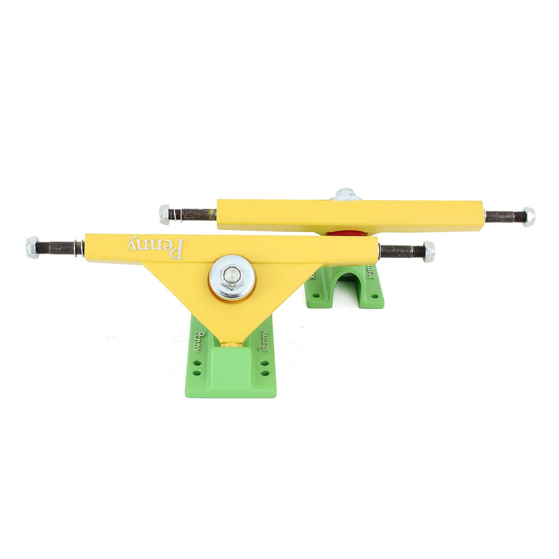 Penny Longboard Truck 7in Pair - Yellow/Green Skateboard Trucks