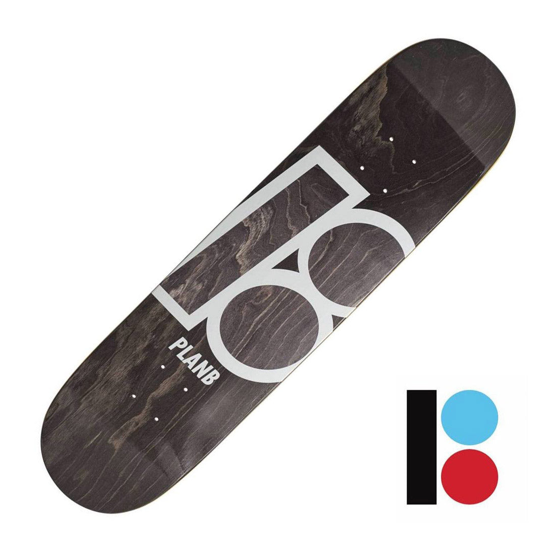 Plan B Team B Stain 8.5 Deck - Black Skateboard Decks Modern Street