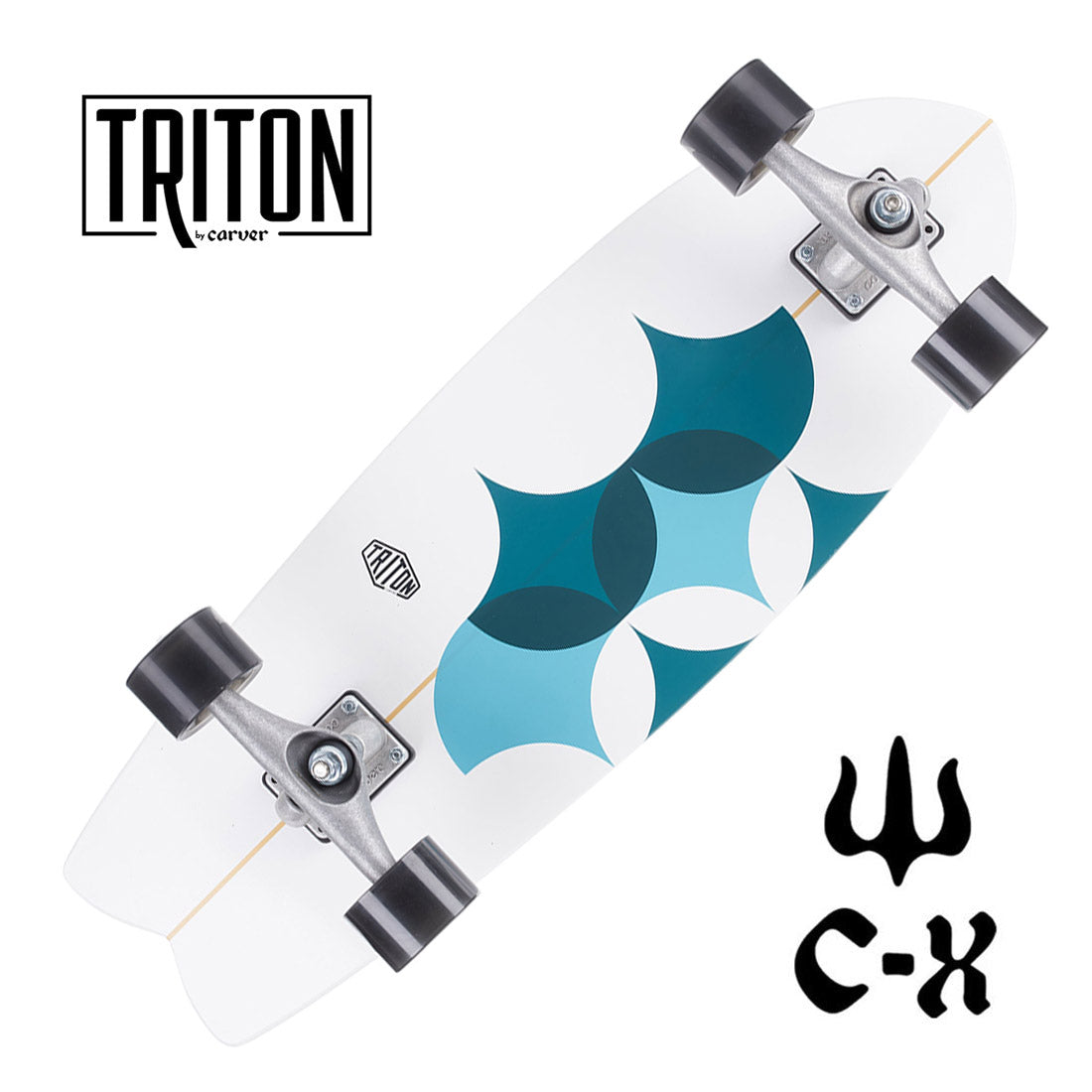 Carver Triton Astral 29 CX Raw Complete Skateboard Compl Carving and Specialty