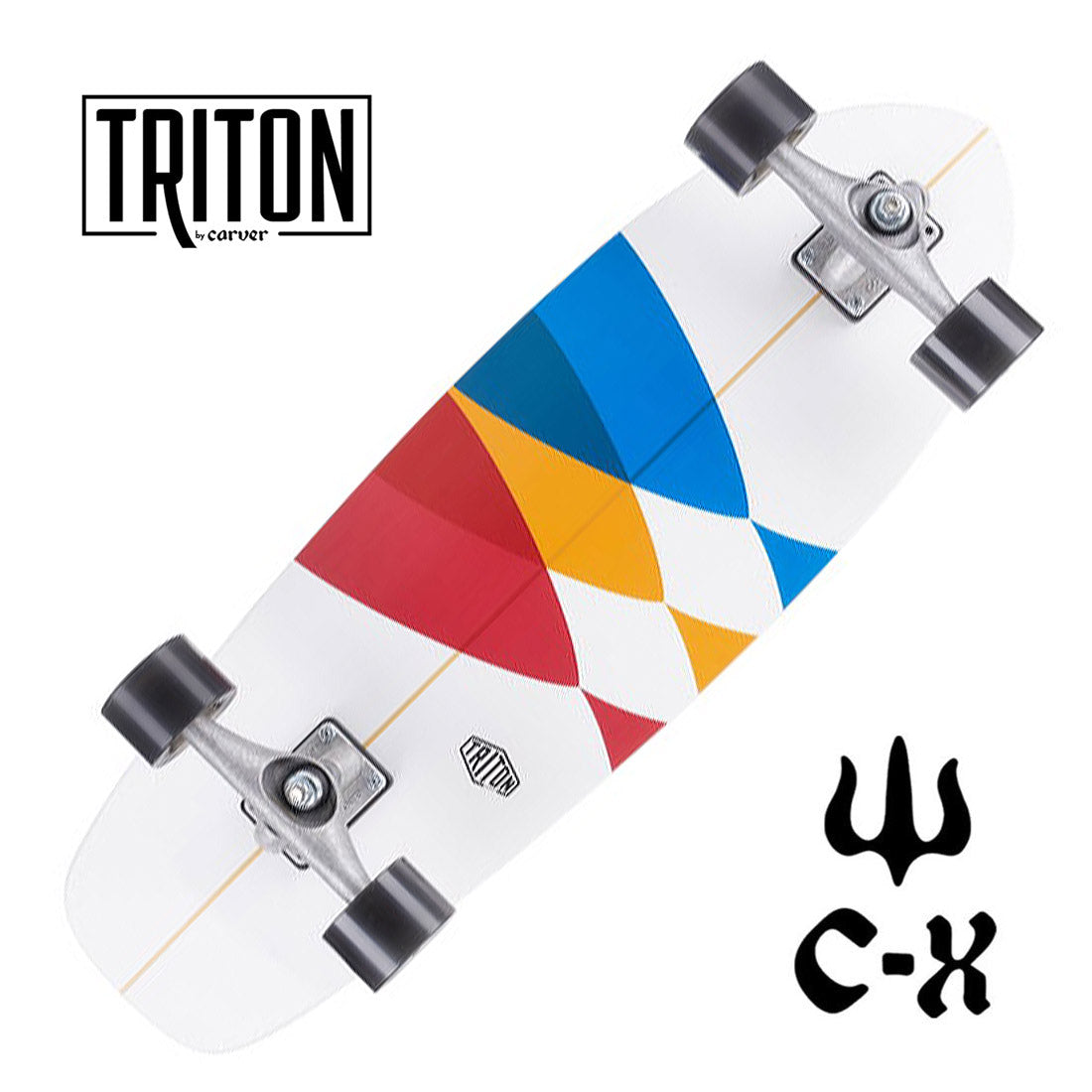 Carver Triton Spectral 30 CX Raw Complete Skateboard Compl Carving and Specialty