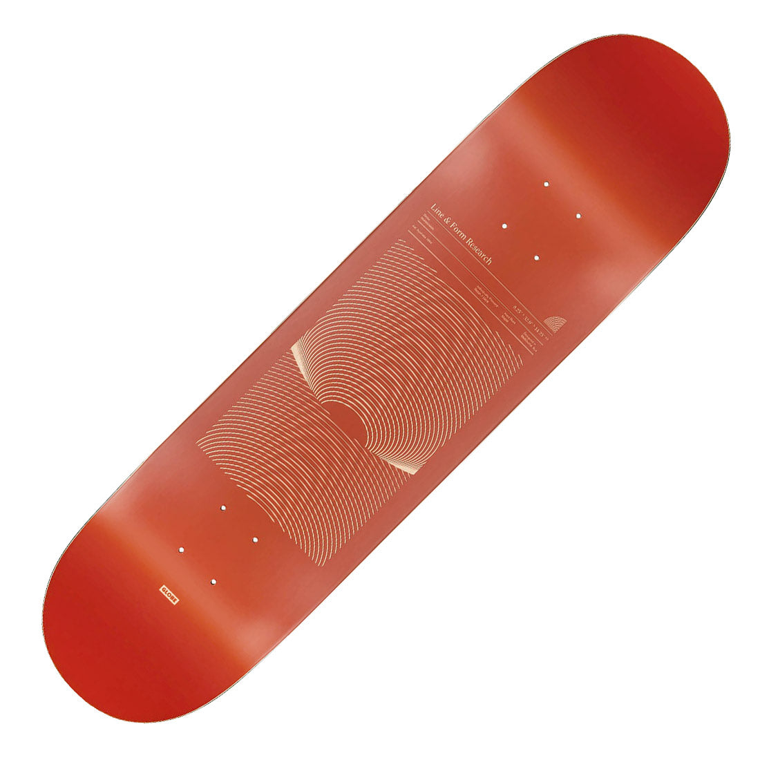 Globe G1 Lineform 8.25 Deck - Cinnamon Skateboard Decks Modern Street