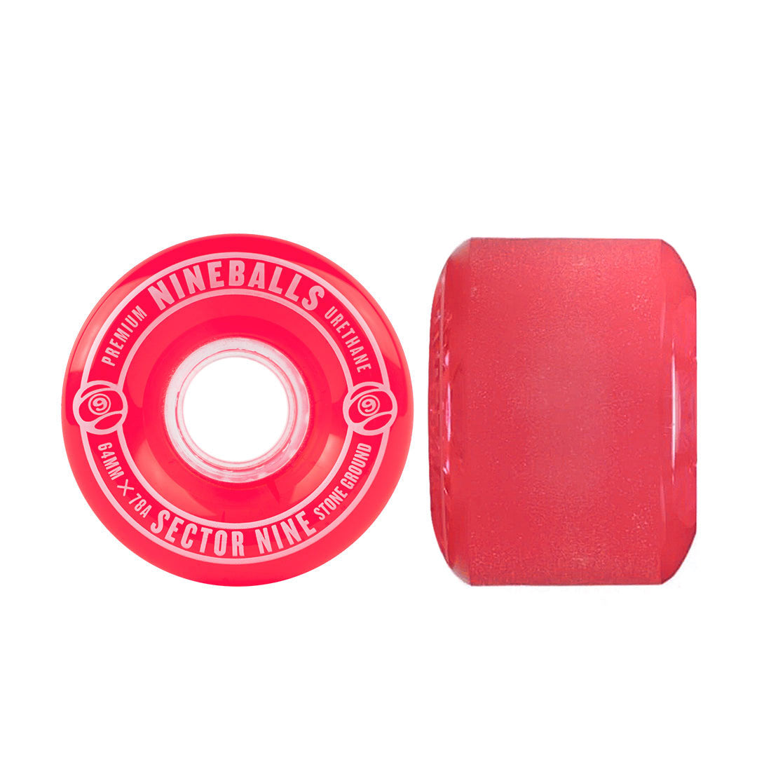 Sector 9 Nineballs 64mm 78a 4pk - Red Skateboard Wheels