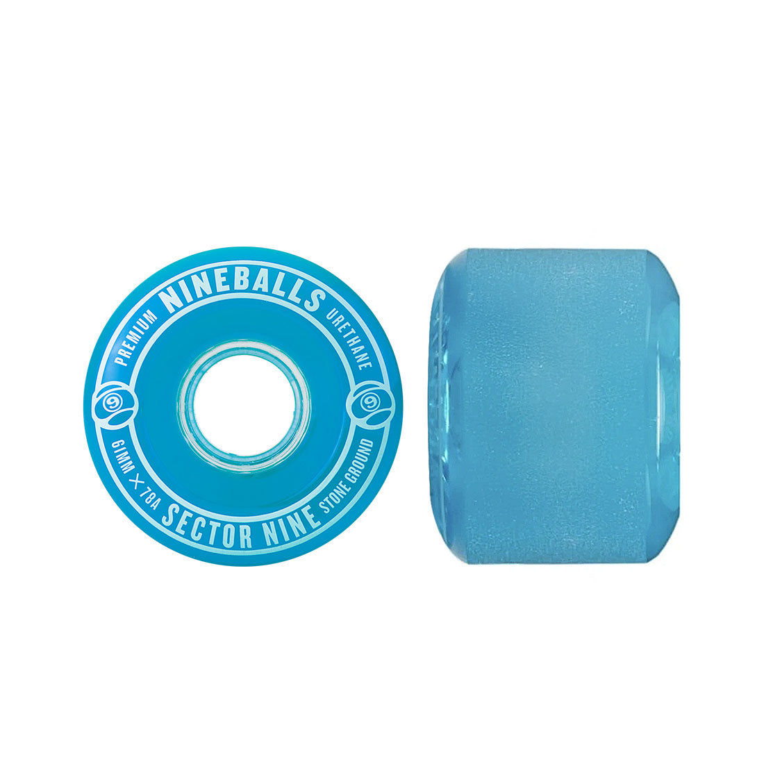 Sector 9 Nineballs 61mm 78a 4pk - Blue Skateboard Wheels