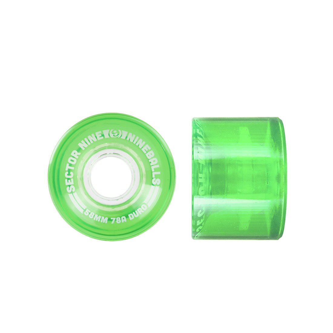 Sector 9 Nineballs 58mm 78a 4pk - Green Skateboard Wheels