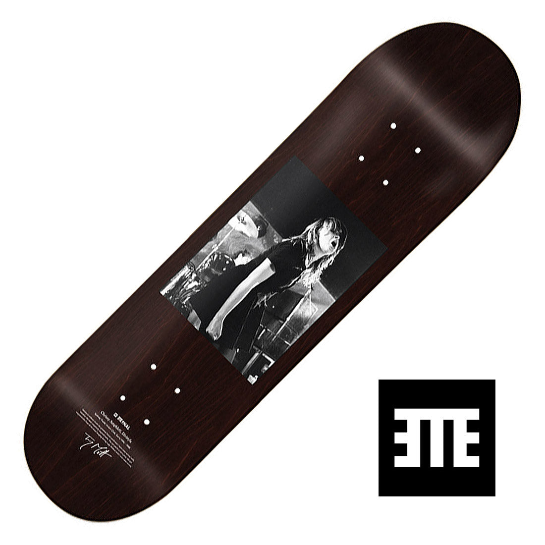 Eternal x Mott 8.25 Amphlett Deck - Dark Stain Skateboard Decks Modern Street