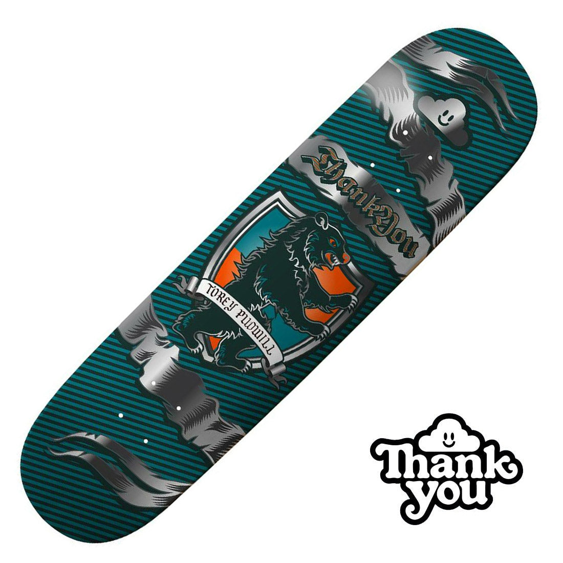 Thank You Medieval Pudwill 8.125 Deck Skateboard Decks Modern Street