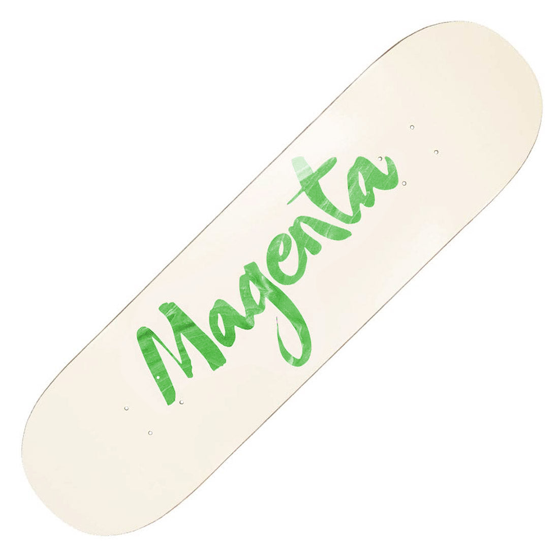 Magenta Big Brush 8.5 Deck - Green Skateboard Decks Modern Street