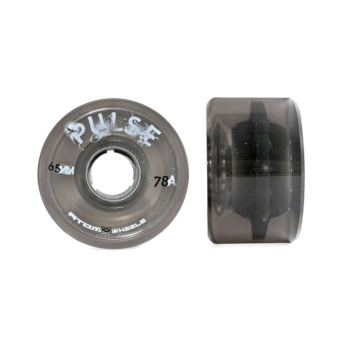 Atom Pulse 65mm 78a 4pk Smoke Roller Skate Wheels