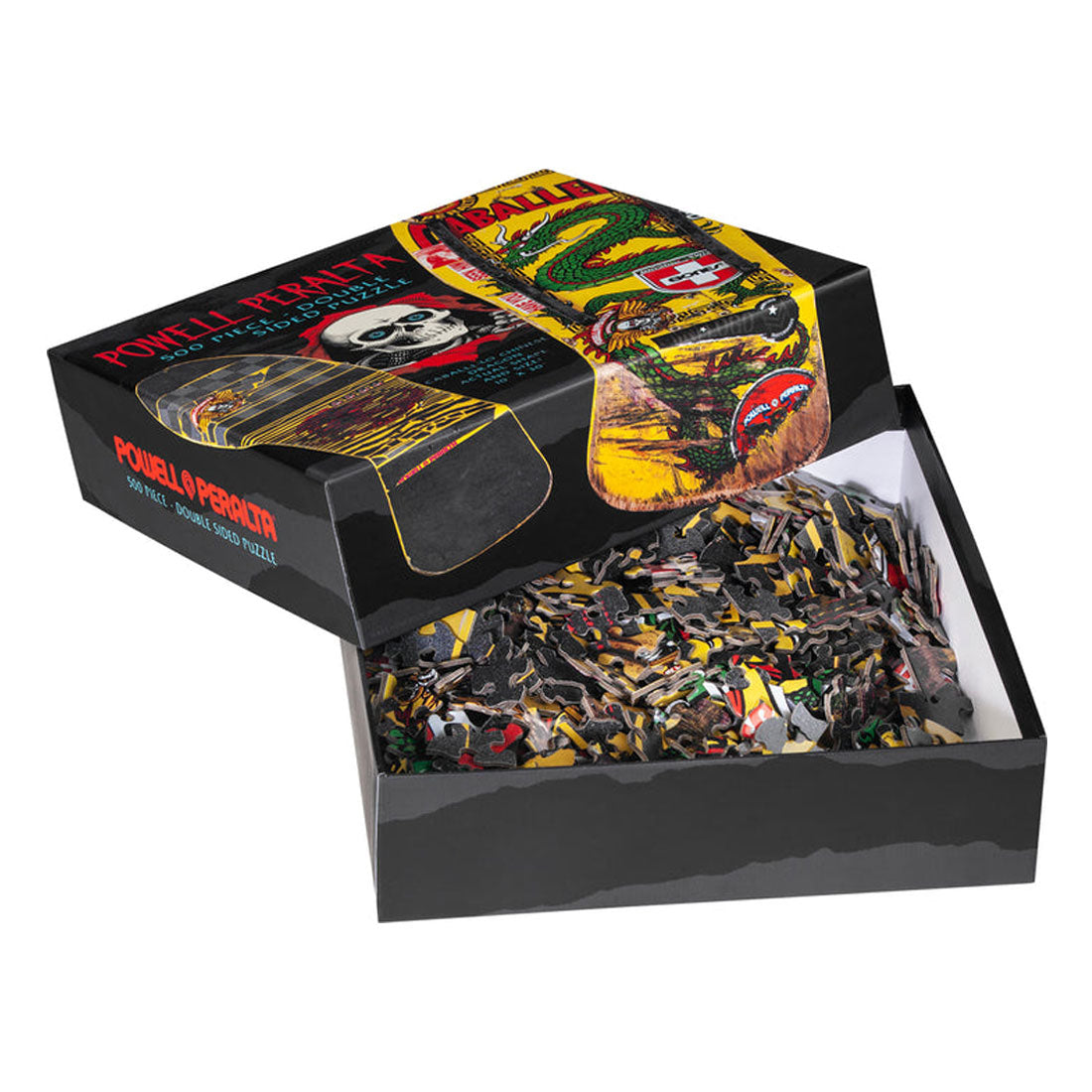 Powell Peralta 500pc Puzzle - Cab Chinese Dragon Yellow Skateboard Accessories