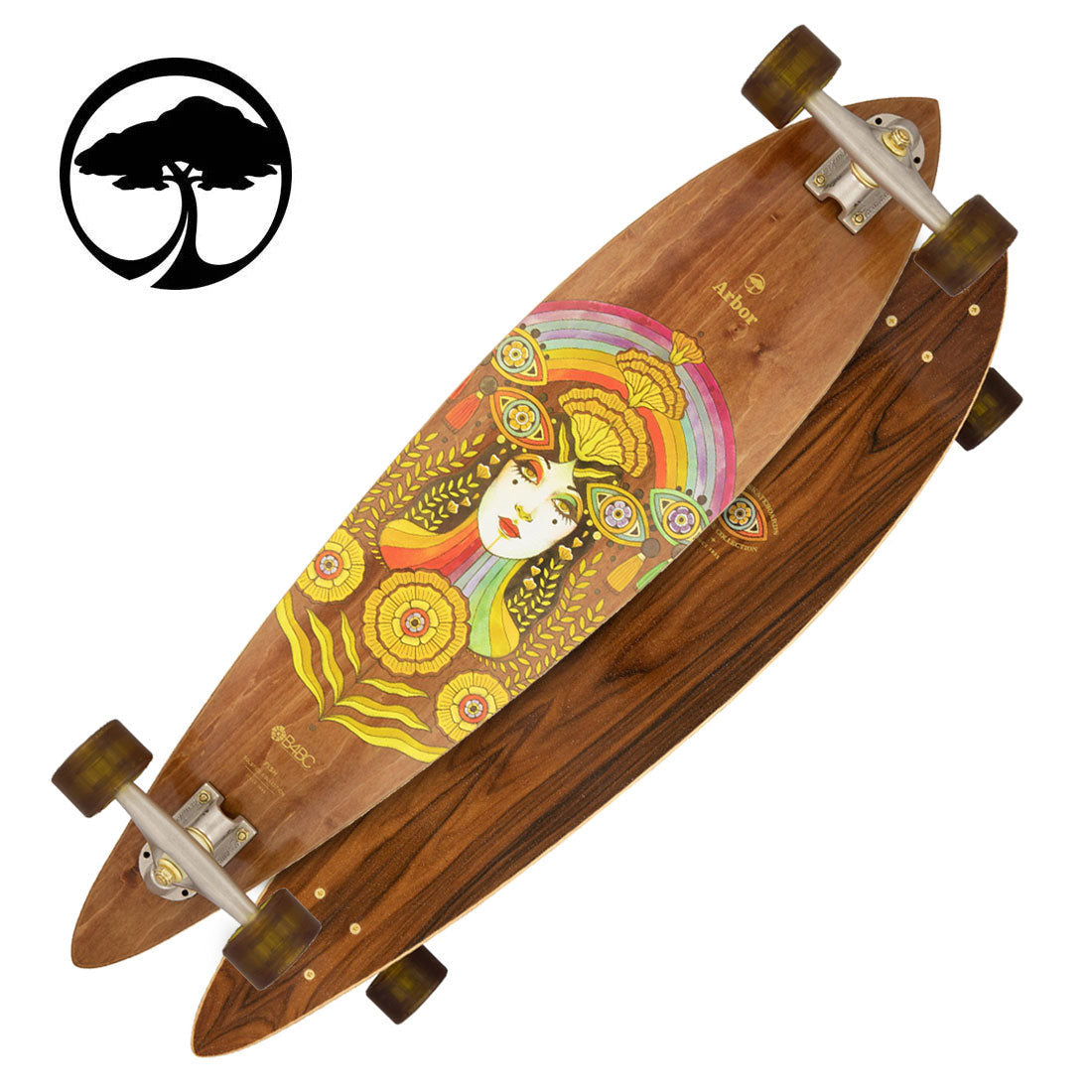 Arbor Fish 37 Solstice B4BC 2022 Complete Skateboard Completes Longboards