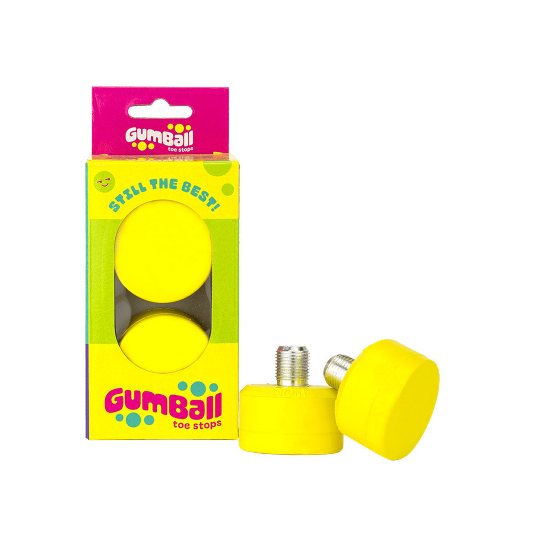 Gumball Toe Stops Lemon 75A Short Roller Skate Hardware and Parts