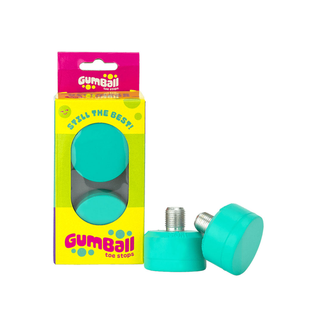 Gumball Toe Stops Mint 83A Short Roller Skate Hardware and Parts