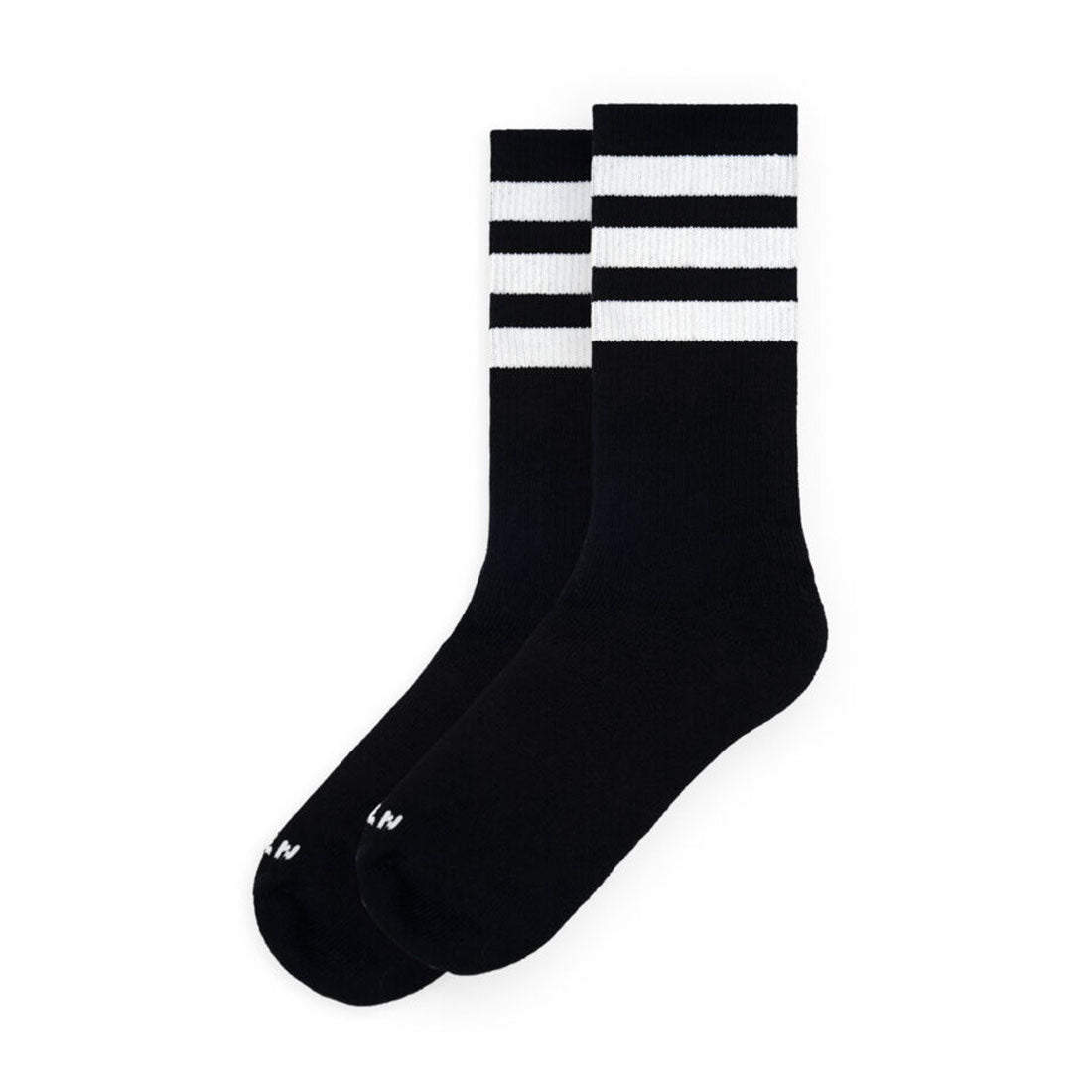 American Socks Classic - Back In Black Mid High (3-Stripe) Apparel Socks