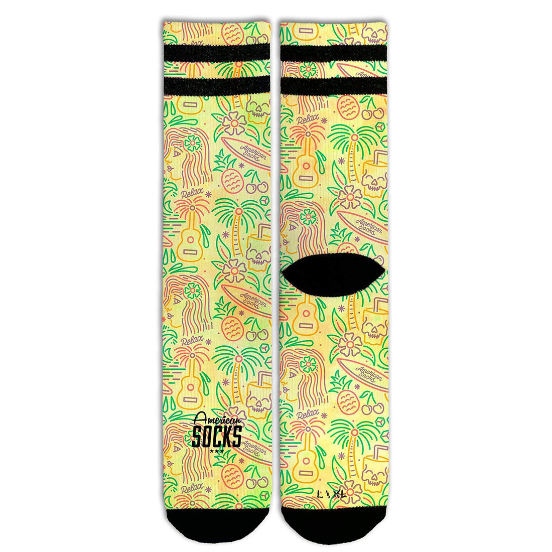 American Socks Signature - Tropical Vibe Apparel Socks