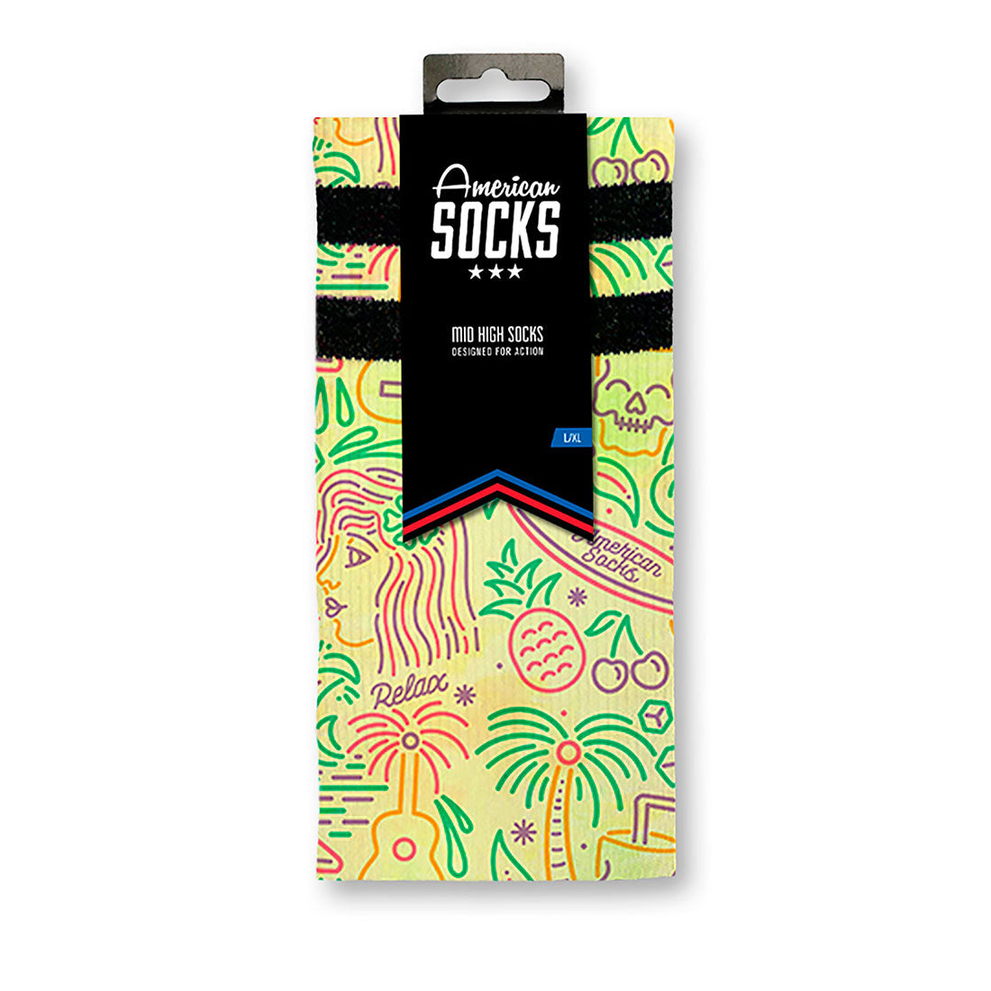 American Socks Signature - Tropical Vibe Apparel Socks