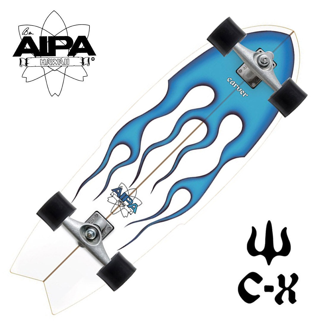 Carver x AIPA Sting 30.75 Complete CX Skateboard Compl Carving and Specialty