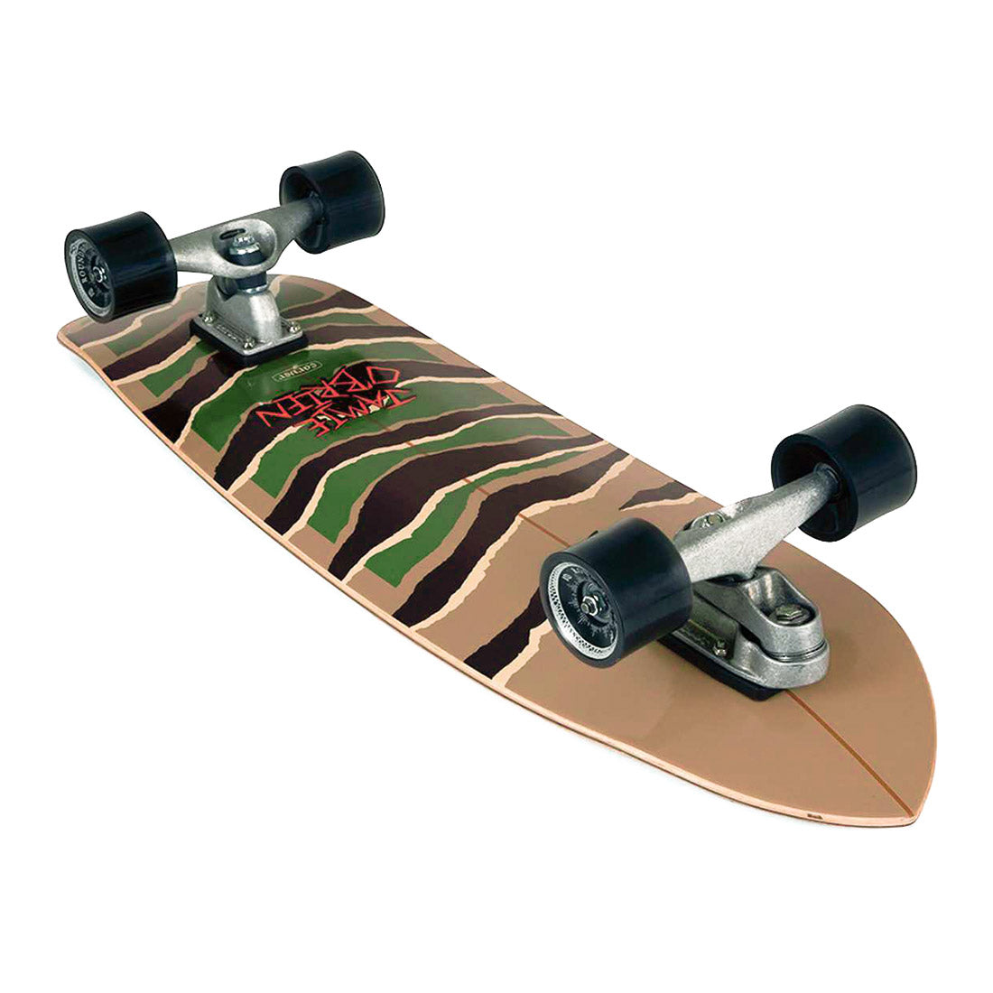 Carver x JOB Camo Tiger 33.5 Complete Skateboard Compl Carving and Specialty