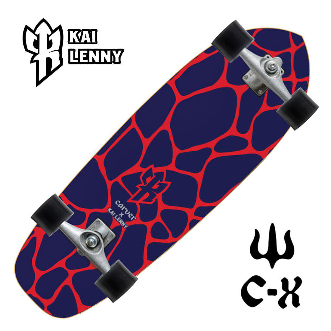 Carver x Kai Lenny Lava 31 Complete CX Skateboard Compl Carving and Specialty