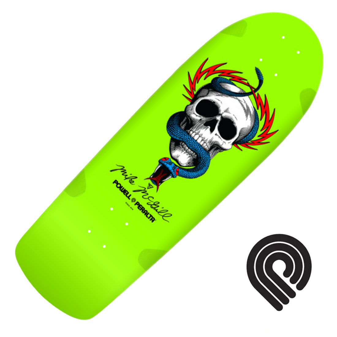 Powell Peralta McGill OG 10.0 Deck - Lime Skateboard Decks Old School