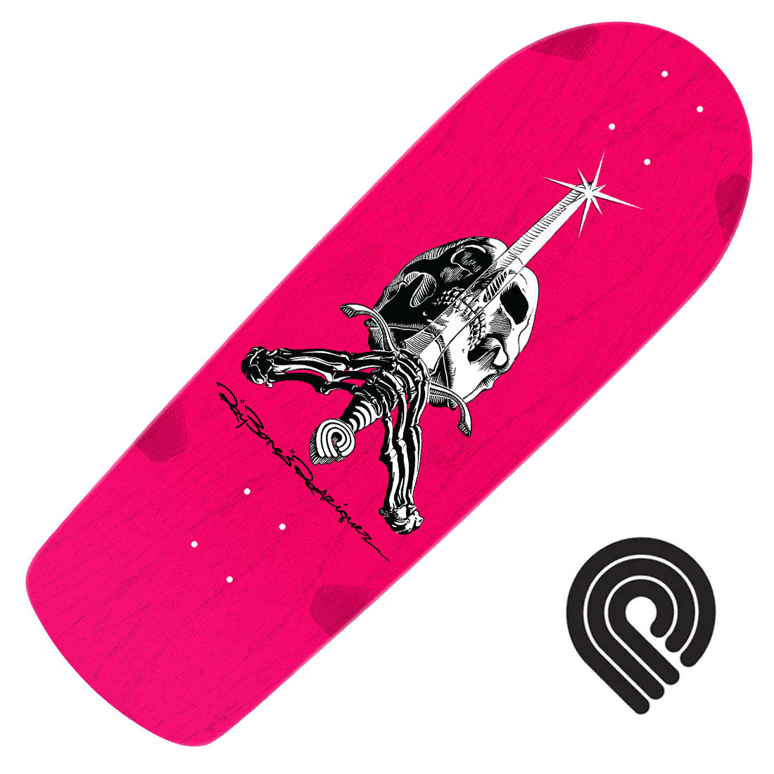 Powell Peralta Rodriguez OG 10.0 Deck - Pink Skateboard Decks Old School