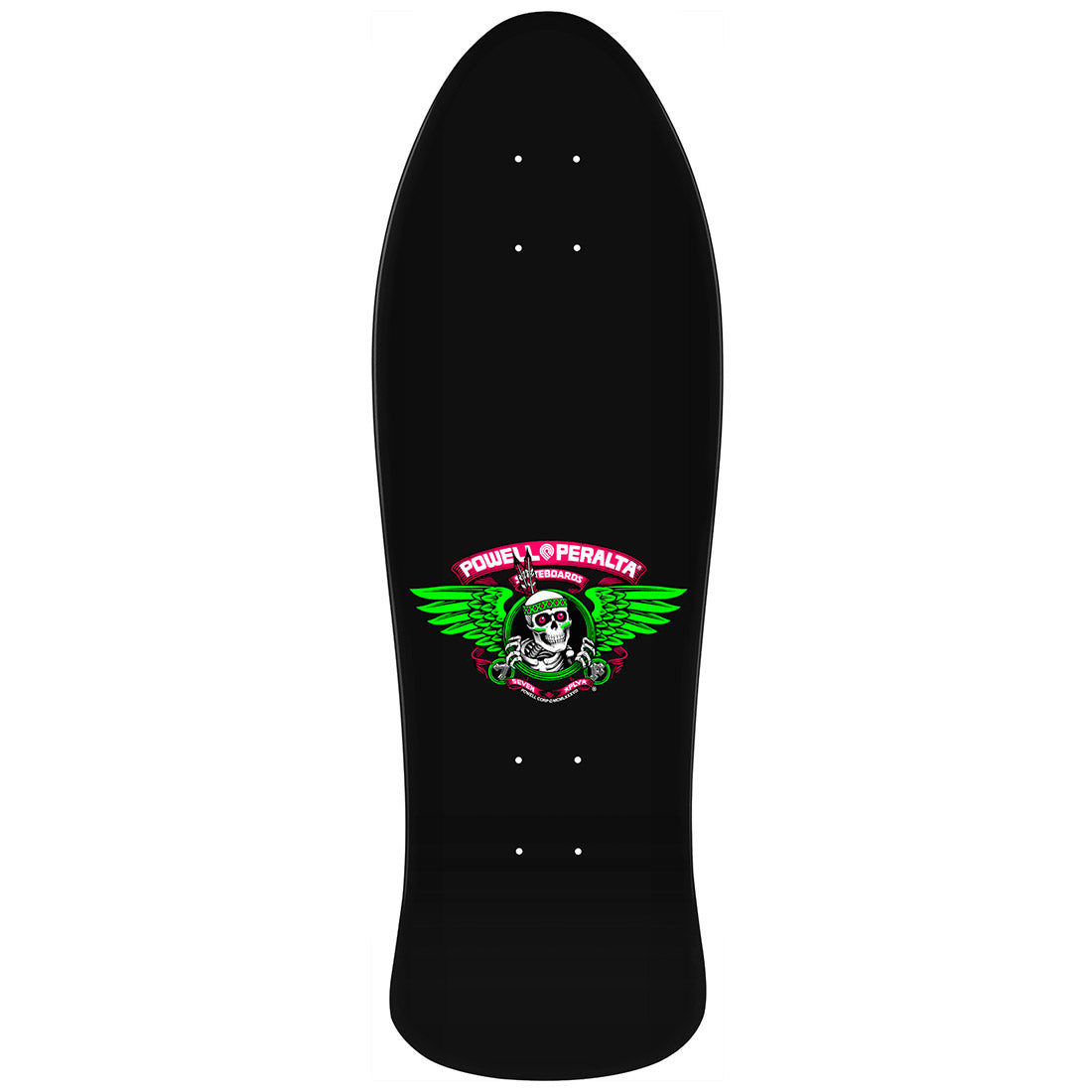 Powell Peralta Saiz Totem 10.0 Deck - Blacklight Skateboard Decks Old School