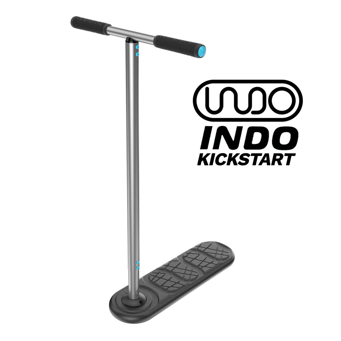 INDO Kickstart Classic Tramp Scooter - Black Scooter Completes Trick