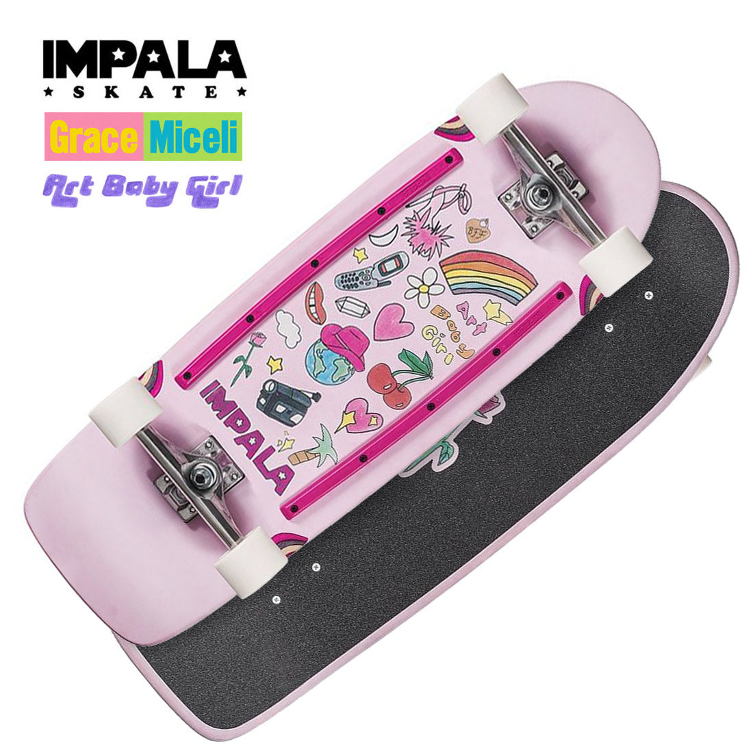 Impala Latis 31 Cruiser - Art Baby Girl Skateboard Compl Cruisers