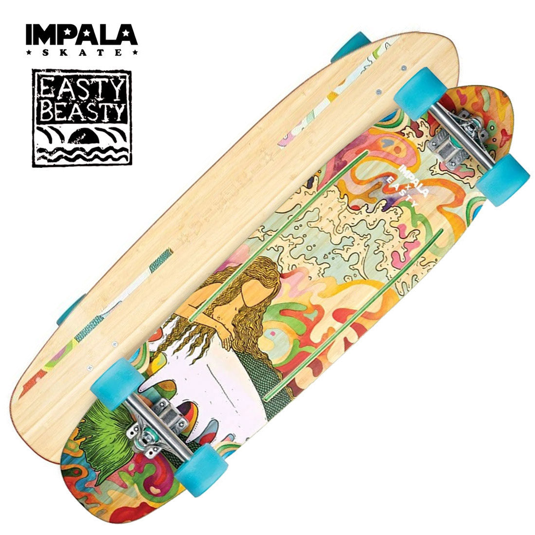 Impala Sirena 35.5 Longboard Complete - Easty Beasty Skateboard Completes Longboards