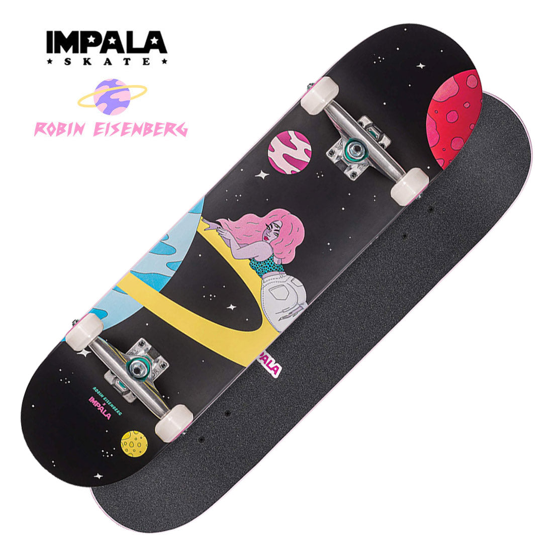 Impala Saturn Robin Eisenberg Space 8.25 Complete Skateboard Completes Modern Street