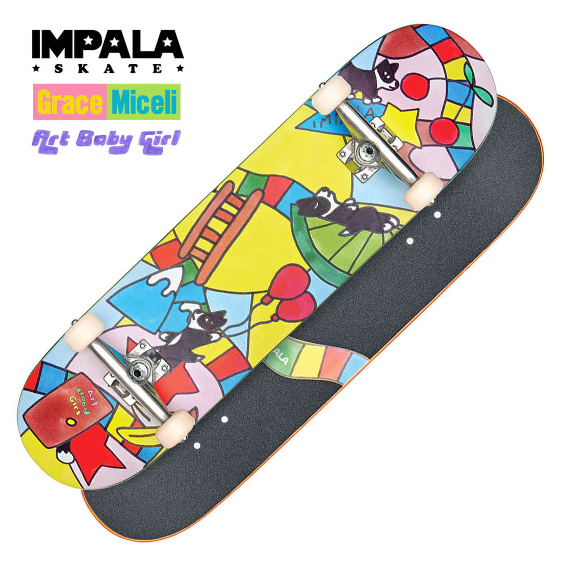 Impala Serpens 8.25 Complete - Art Baby Girl Skateboard Completes Modern Street