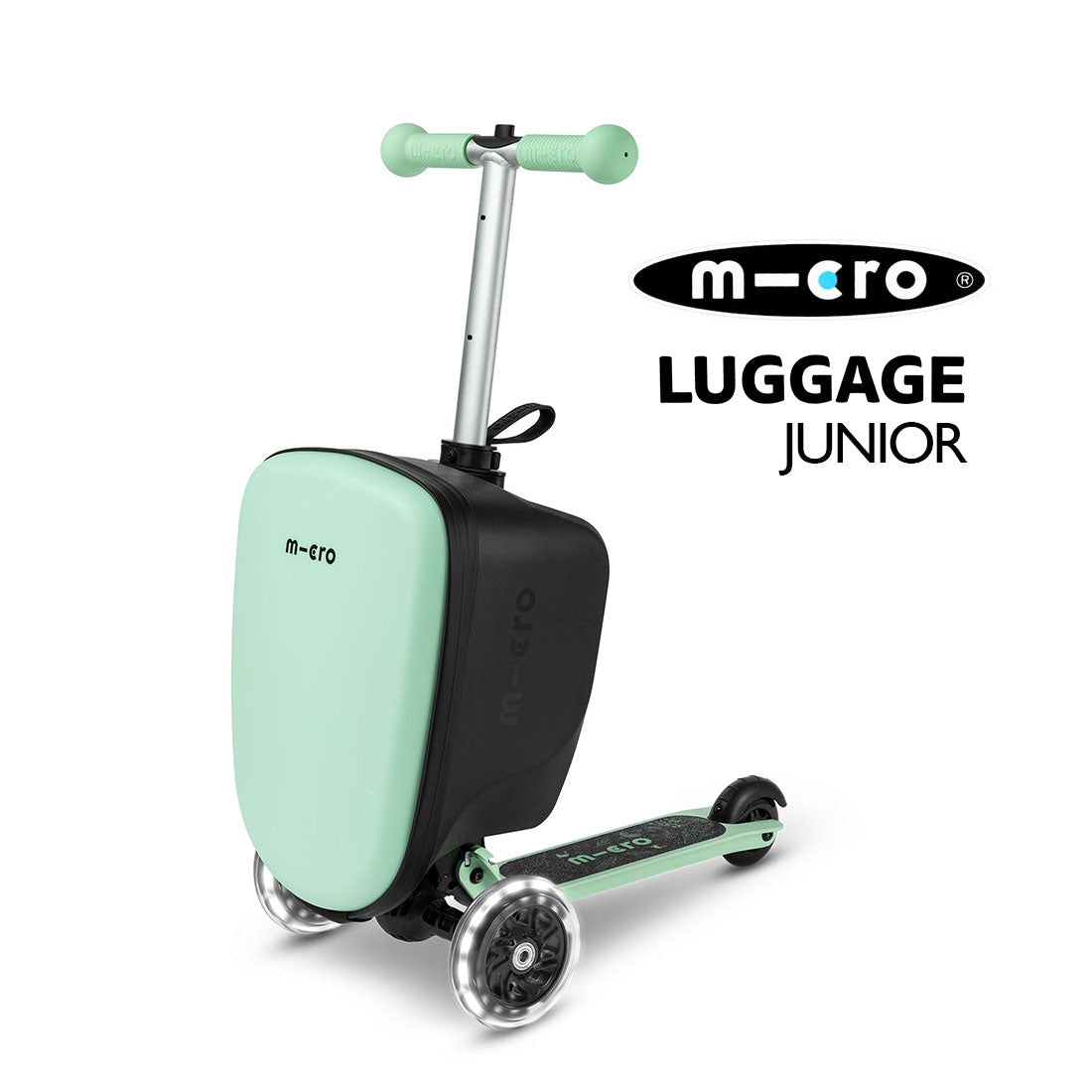 Micro Luggage Junior - Mint Scooter Completes Rec