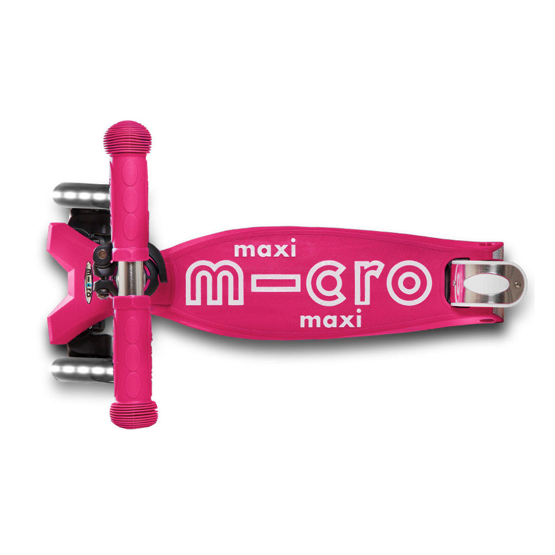 Micro Maxi Deluxe LED Scooter - Pink Scooter Completes Rec