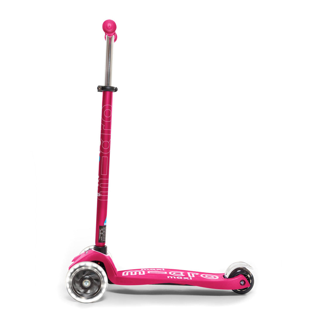 Micro Maxi Deluxe LED Scooter - Pink Scooter Completes Rec