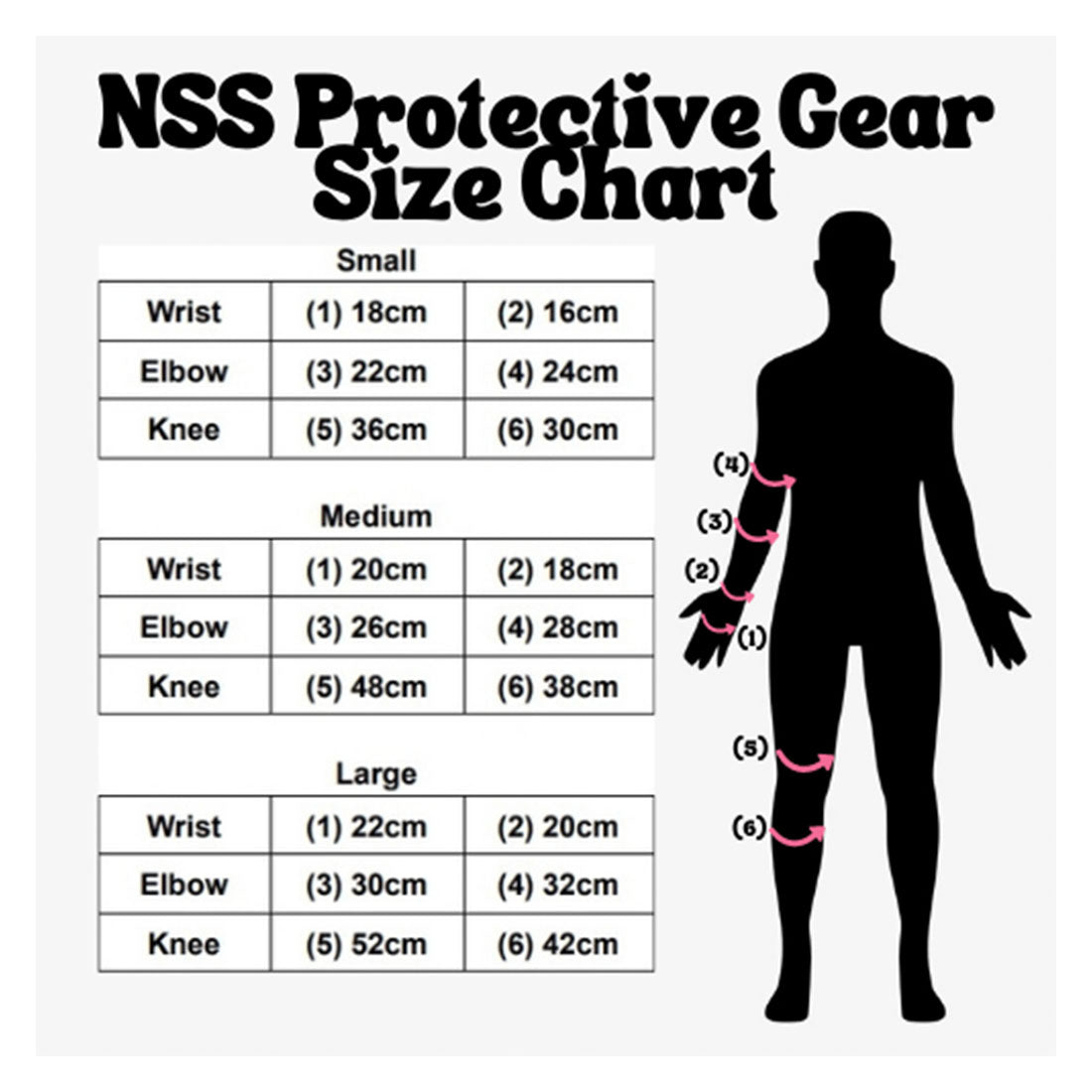 NSS Protective Pads Tripack - Black Protective Gear